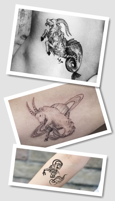тату знак зодіаку Козеріг