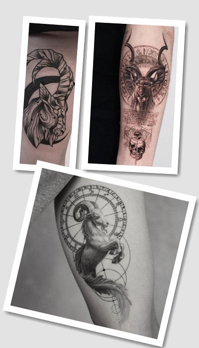 Як зображають на тілі тату козеріг