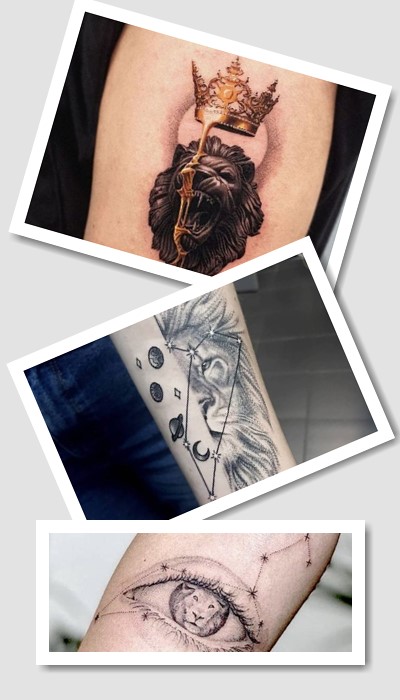 тату знак Зодіаку Лев у Києві