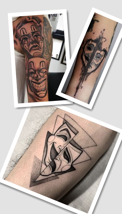 значення Татуювання театральні маски 