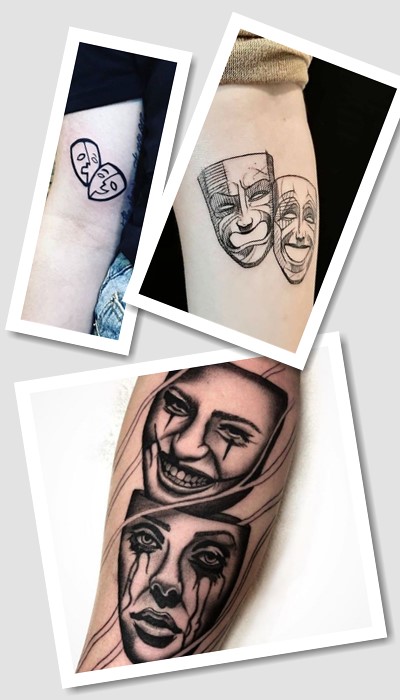 Цікаво знати про значення тату театральні маски