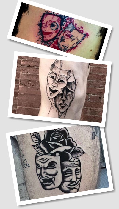 тату маски театральні значення