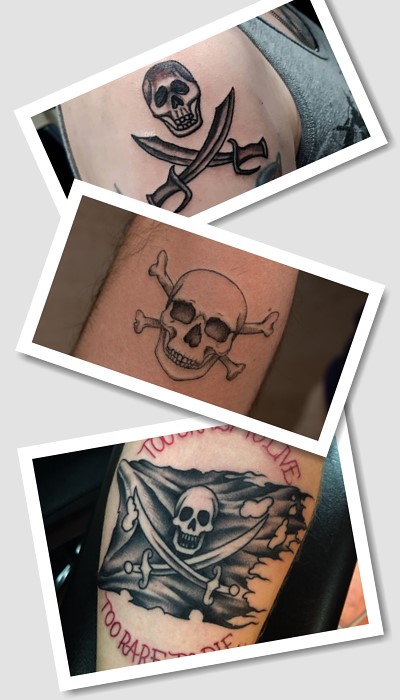 Традиційне тату Веселий Роджер 