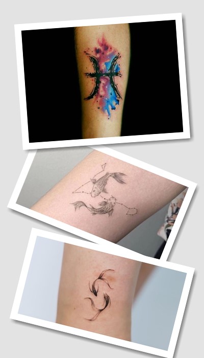 знак Риби тату