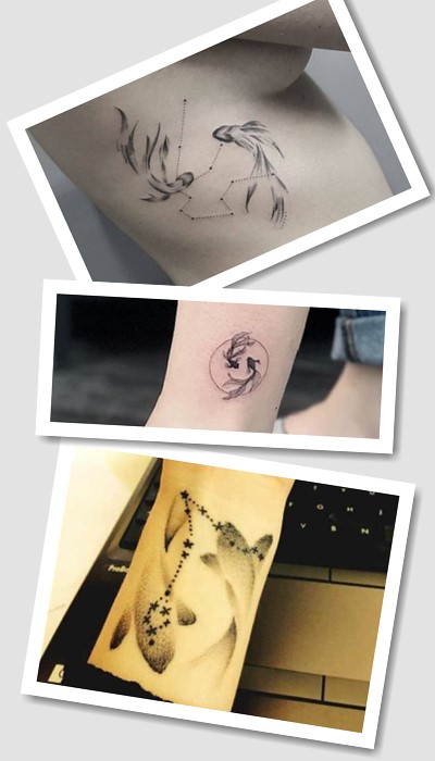  тату знак Зодіаку Риби