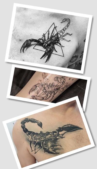стилі Тату знак Зодіаку Скорпіон