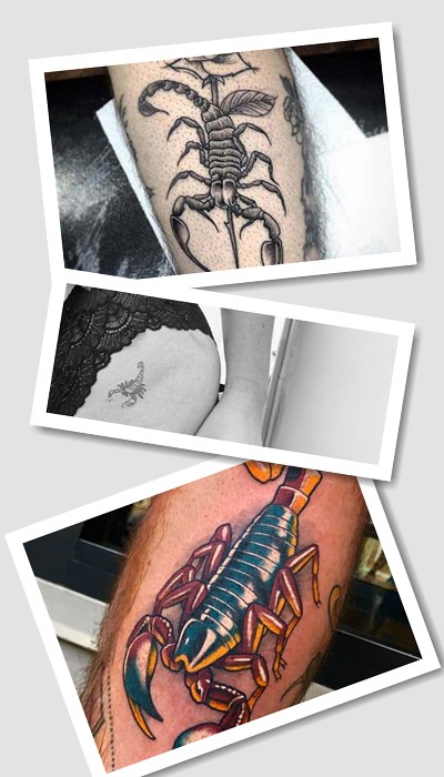 Тату для знаку Зодіаку Скорпіон