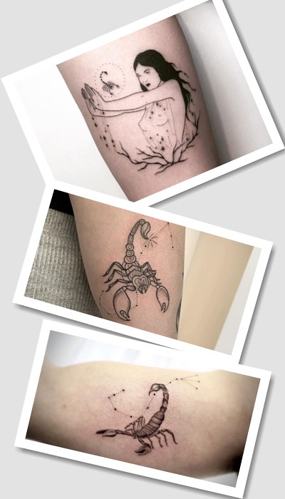 символи тату зодіак скорпіон