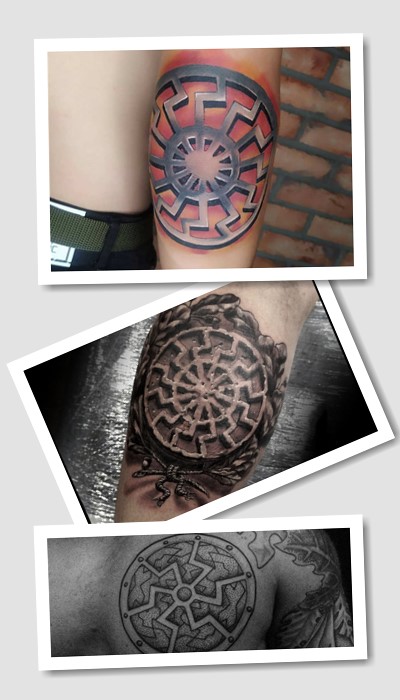 татуювання чорне сонце у Києві