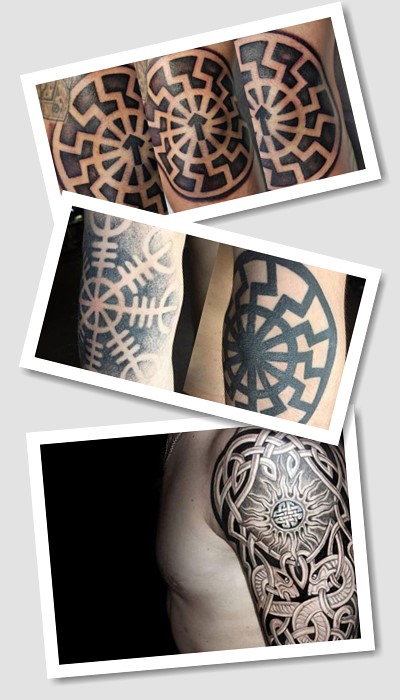 татуювання чорне сонце