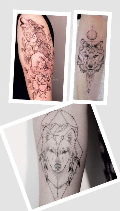 Тату вовчиця