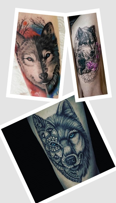 Види тату вовчиця
