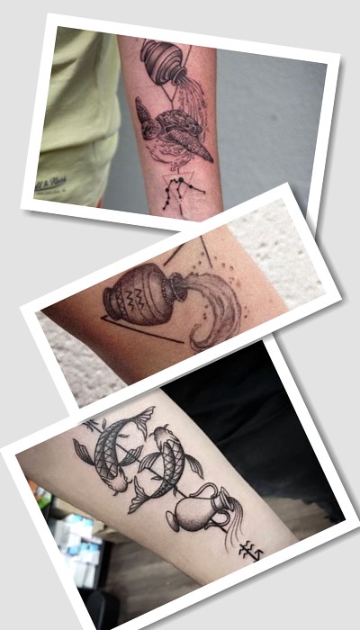 значення Тату знак Зодіаку Водолій 