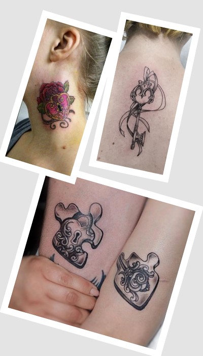 Татую замок і ключ