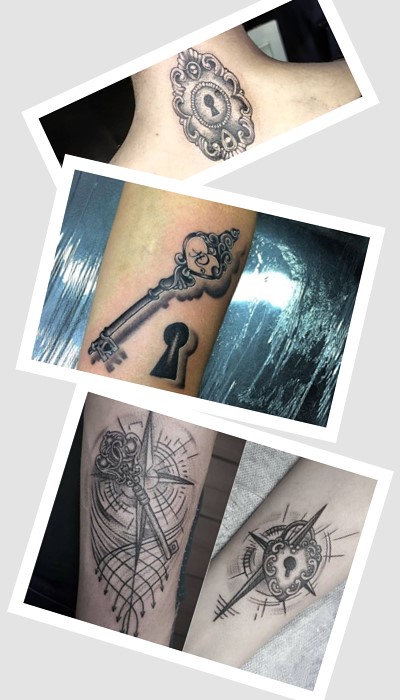 значення Тату замок і ключ