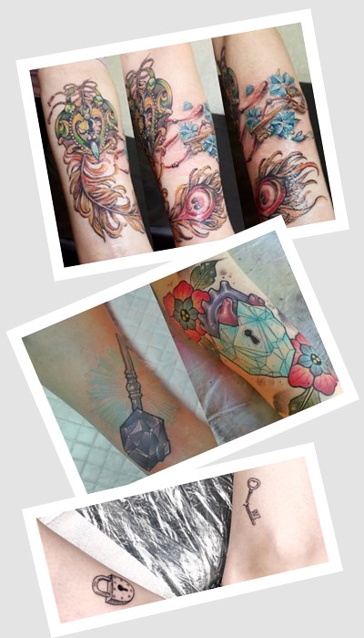 З чим поєднують тату із замком та ключем