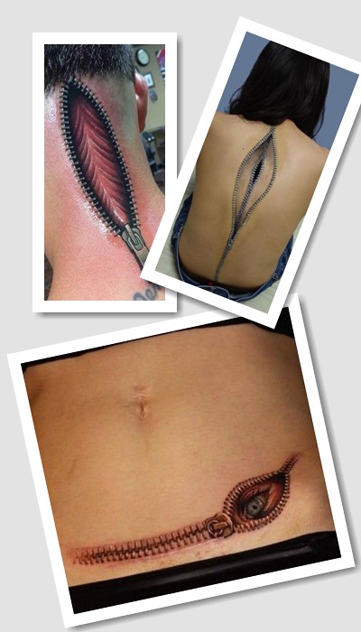 Що означає татуювання з застібкою-блискавкою