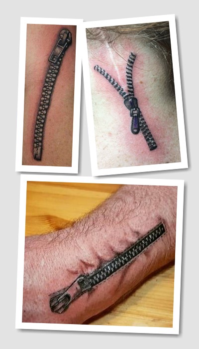 тлумачення тату із застібкою