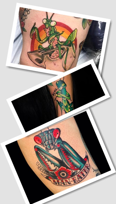 значення татуювання богомол