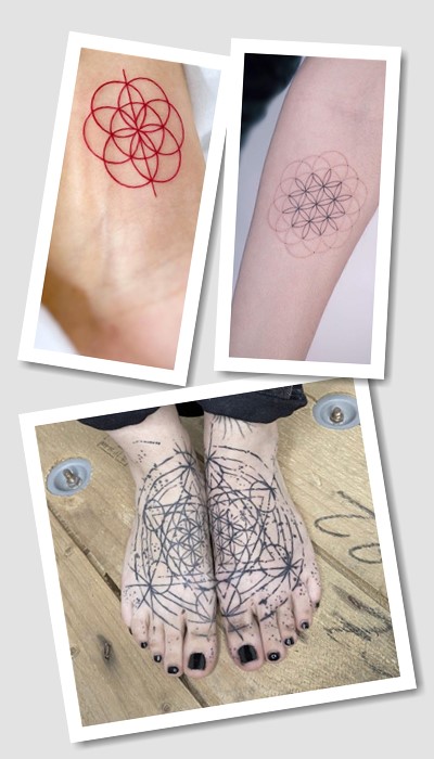 ідеї татуювання квітка життя татуювання квітка життя у Києві