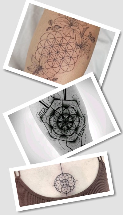 татуювання квітка життя