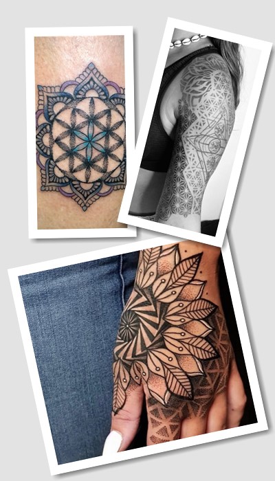 що означає татуювання квітка життя