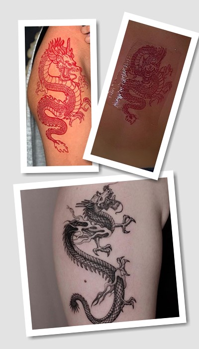 ідеї татуювання дракон для дівчат