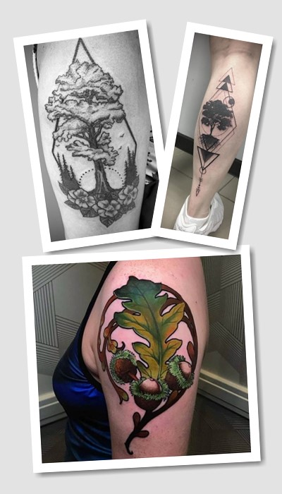 значення татуювання дуб