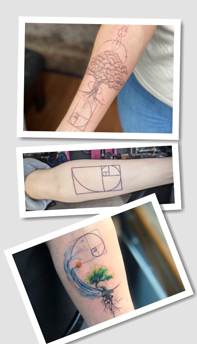 значення Татуювання золотий перетин Фібоначчі