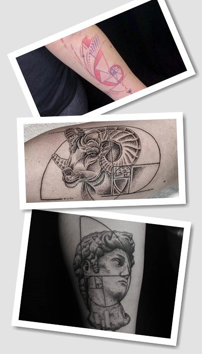 Що таке золота спіраль Фібоначчі тату