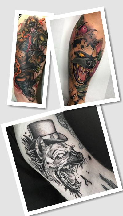 татуювання гієна