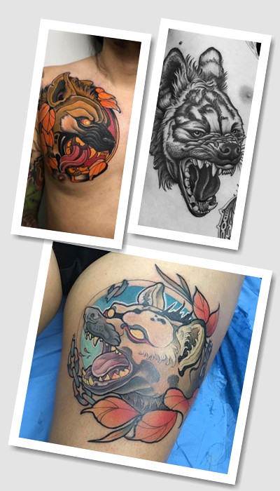 що означає татуювання гієна