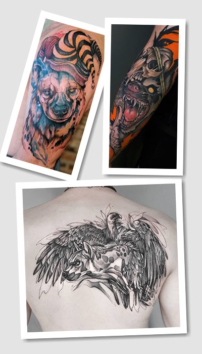 кому підійде татуювання гієна