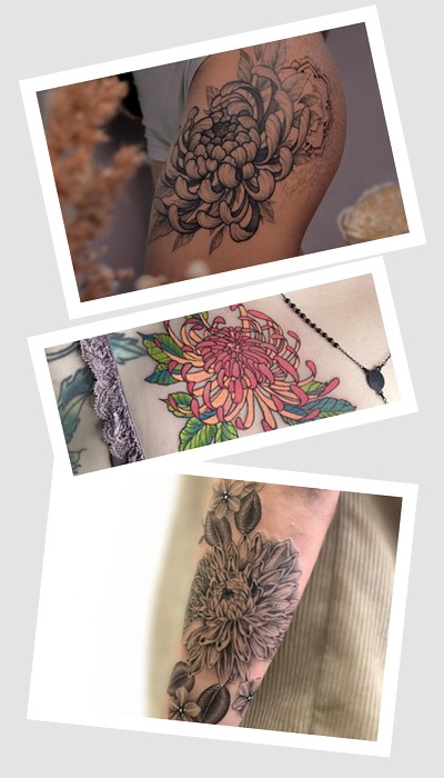 татуювання хризантема