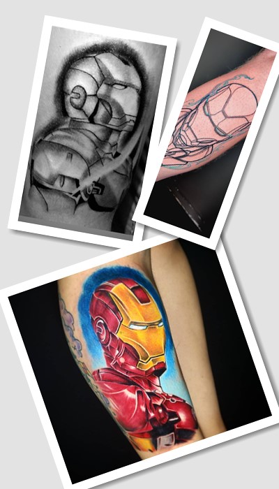 Ефектні татуювання Залізна людина