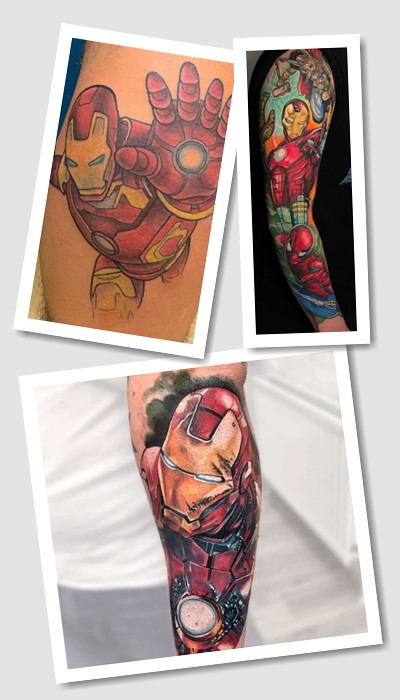  Тату Iron Man