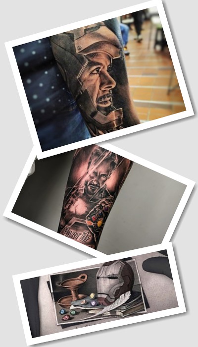 Популярні ідеї для татуювання Залізна людина