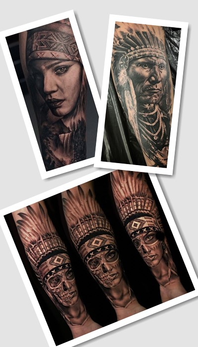 татуювання індіанець