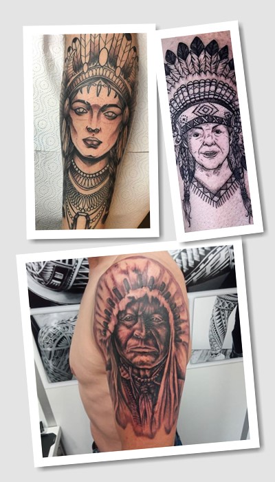 значення тату індіанець