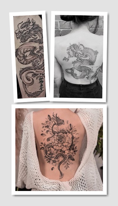 татуювання китайський дракон