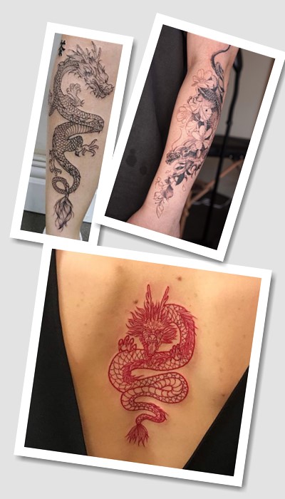 що означає тату китайський дракон