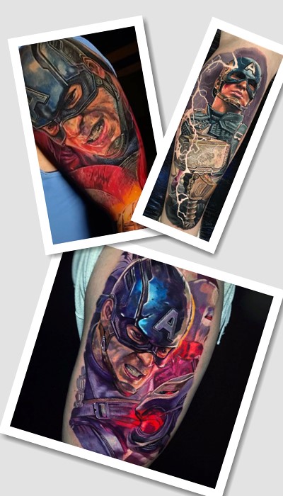 Татуювання Капітан Америка