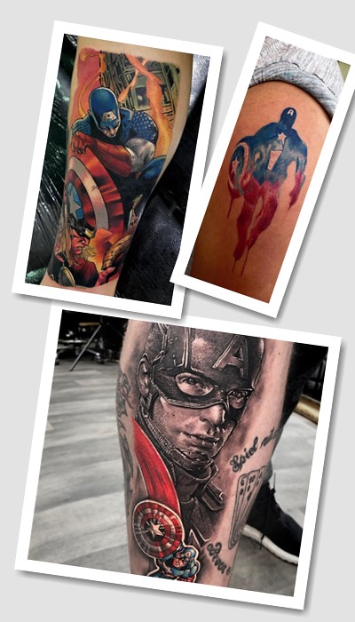 значення Татуювання Капітан Америка