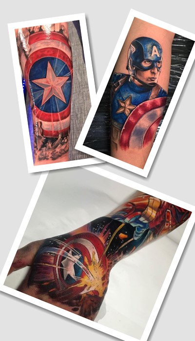 значення Тату Капітан Америка
