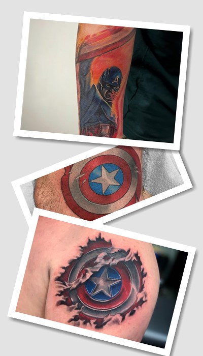 що означає Татуювання Капітан Америка