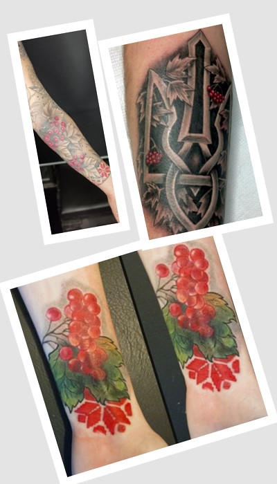 кому підійде татуювання калина