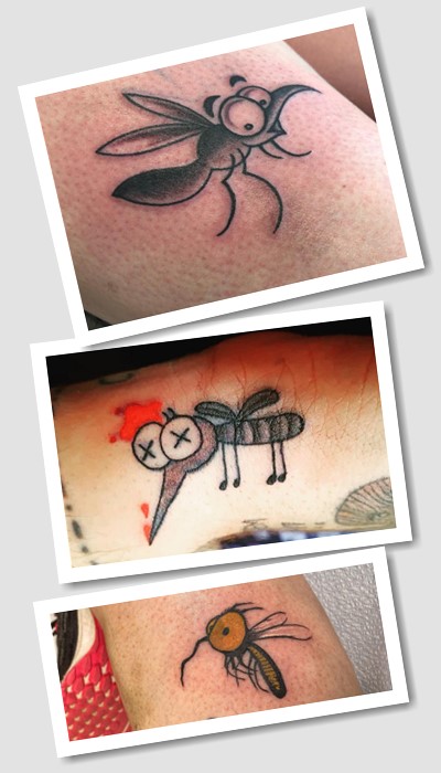 ідеї татуювання комар