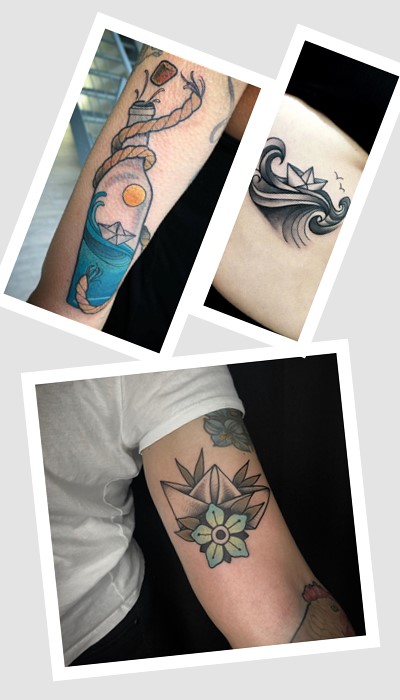 значення тату паперовий кораблик