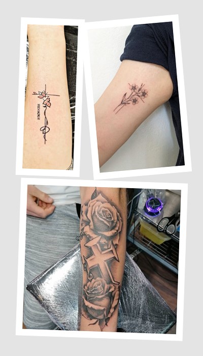 кому підійде тату хрест православний