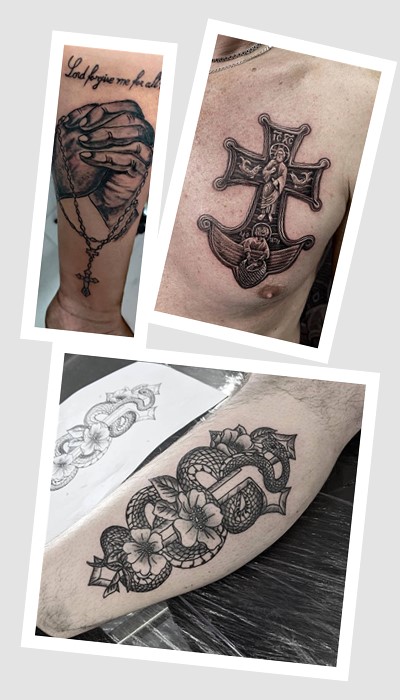 ідеї татуювання хрест православний